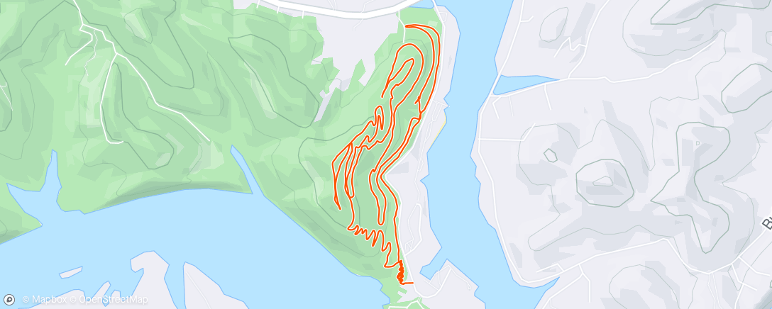 Mapa de la actividad (Lunch Mountain Bike Ride)