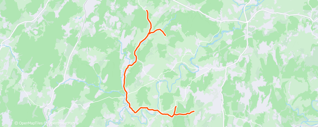 Map of the activity, Solo dans la bise +++👍👌