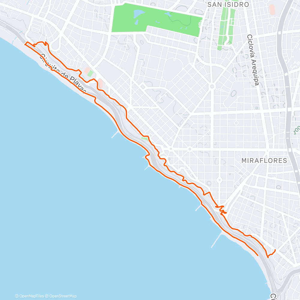 Map of the activity