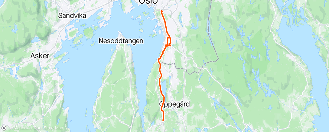 Map of the activity, Våte veier