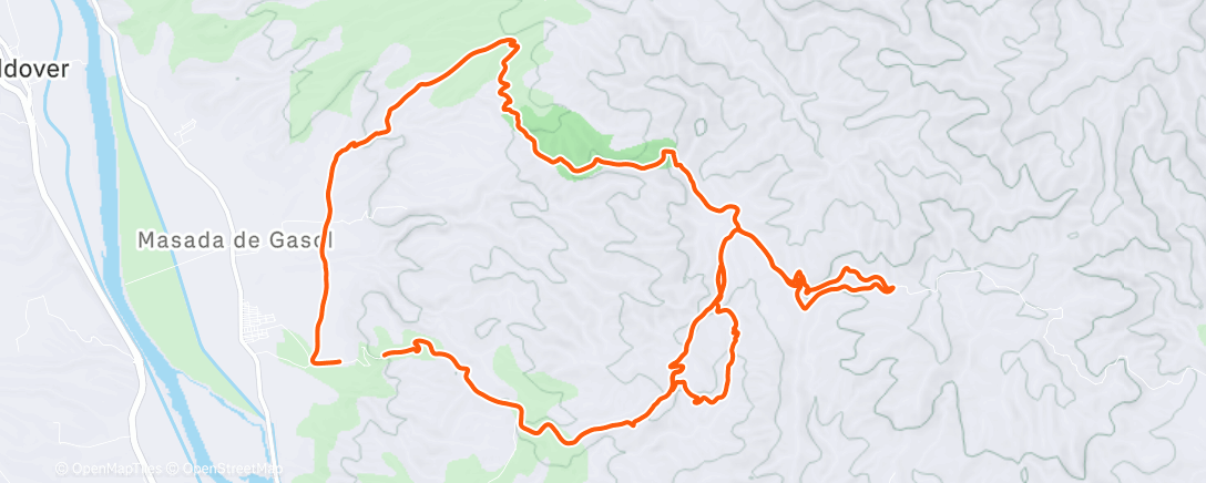 Map of the activity, Morning Ride