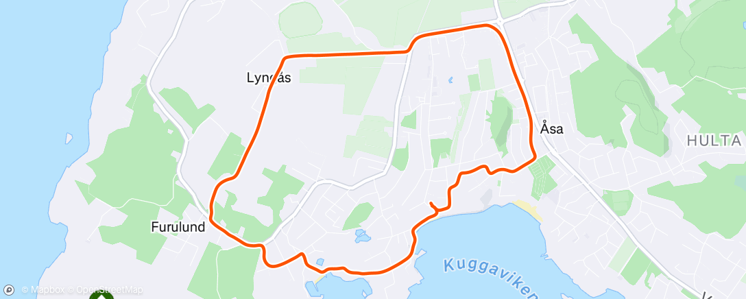 活动地图，Kort kvällsrunda💫🏃‍♀️