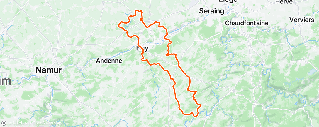 Map of the activity, Long ride 🥶