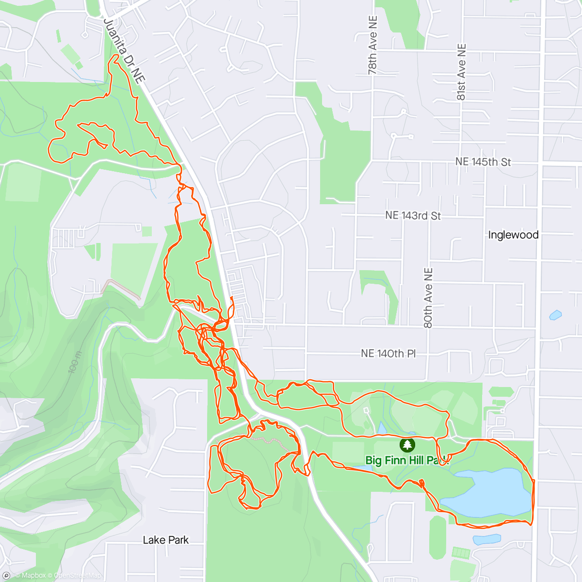 Map of the activity, Ed’s rip solo and then some runs with pops
