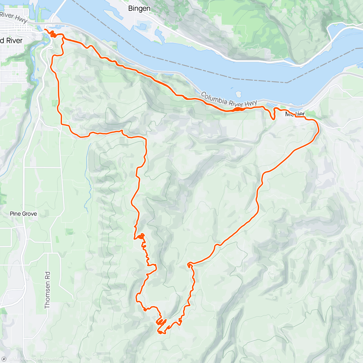 Map of the activity, 4x8’ slightly Supra-threshold plus a big loopdidoo with Patty!