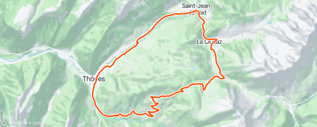 Map of the activity, Tour du pâté de maison. Venteux