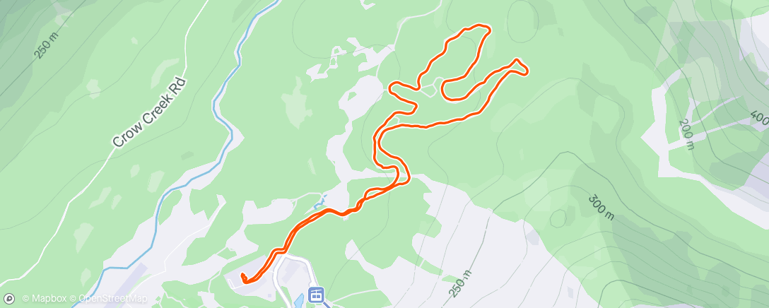 Map of the activity, Morning Run