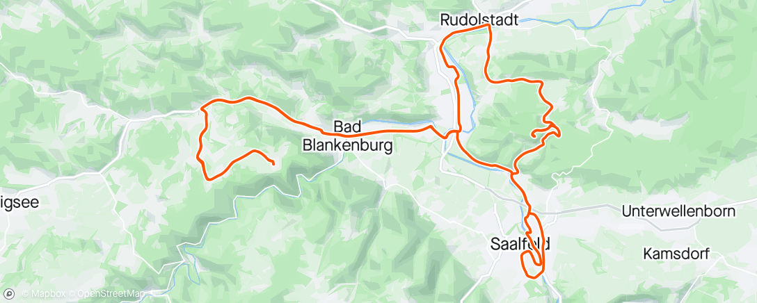 Map of the activity, 2 Fahrt 2024