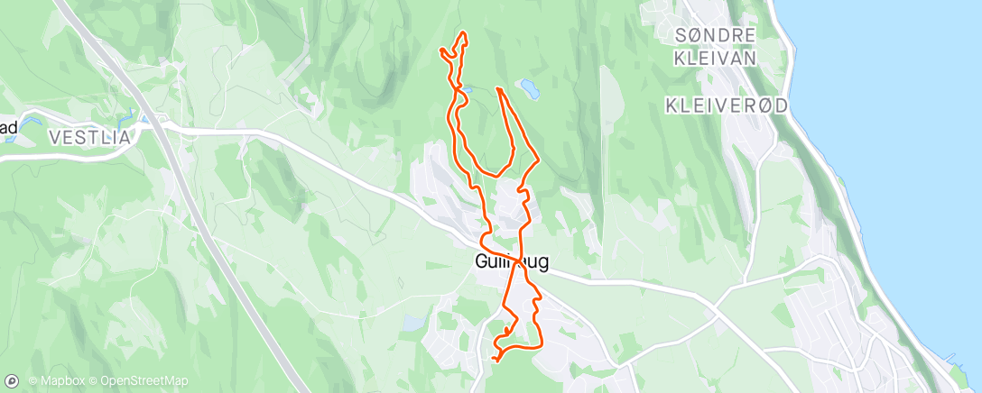 Map of the activity, Evening Mountain e-Bike Ride
