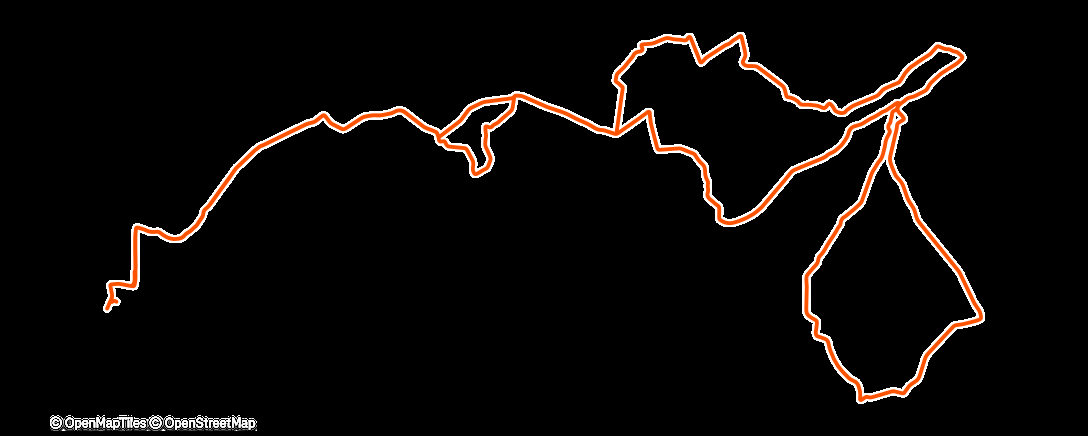 Map of the activity, Morning Gravel Ride