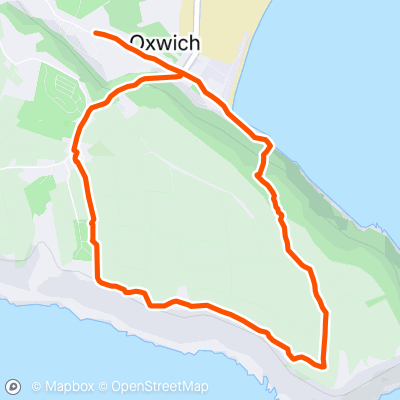 Top of Oxwich hill | 5.5 km Walking Route on Strava