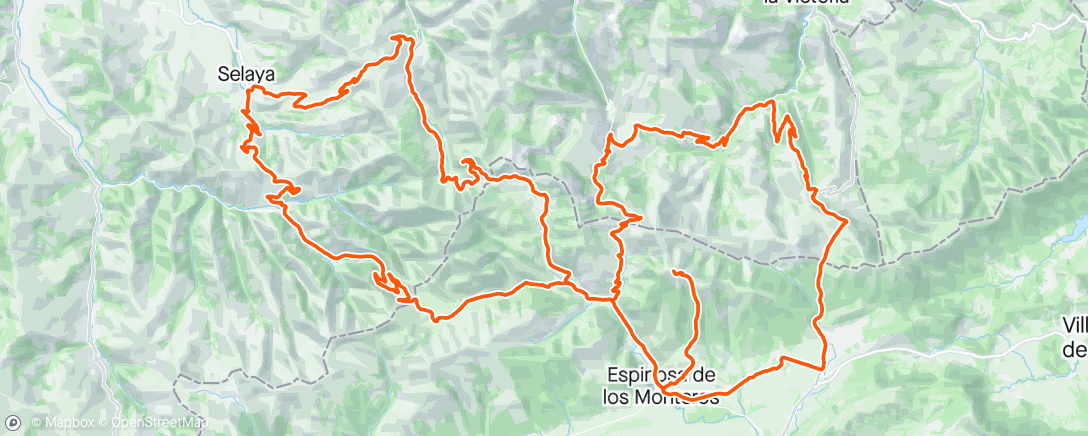 Map of the activity, Vuelta España stage 20 recon 🧡🧡🧡