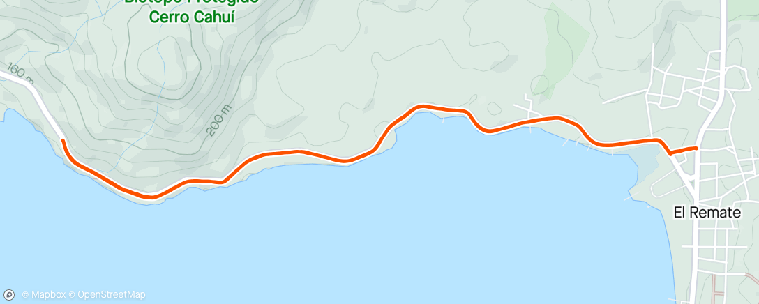 Map of the activity, Al largo del lago
