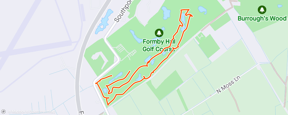 Map of the activity, Afternoon Golf FH with Joe Coops⛳🏌️‍♂️