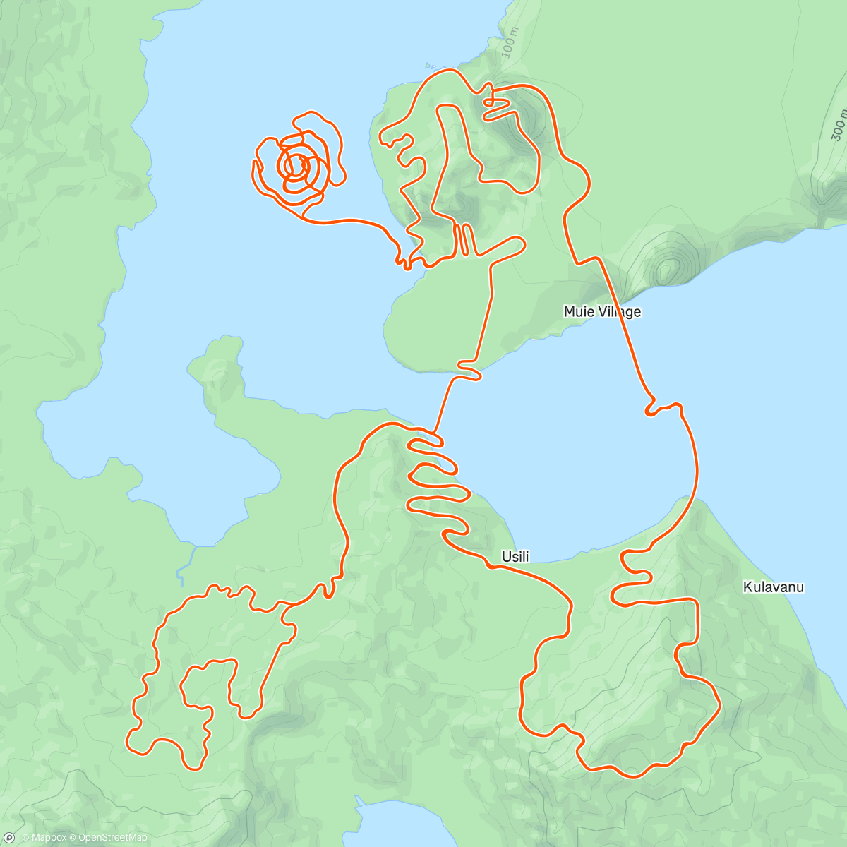 Map of the activity, RoHo:  ACS Cycle 50 Miles in March - Ride #5