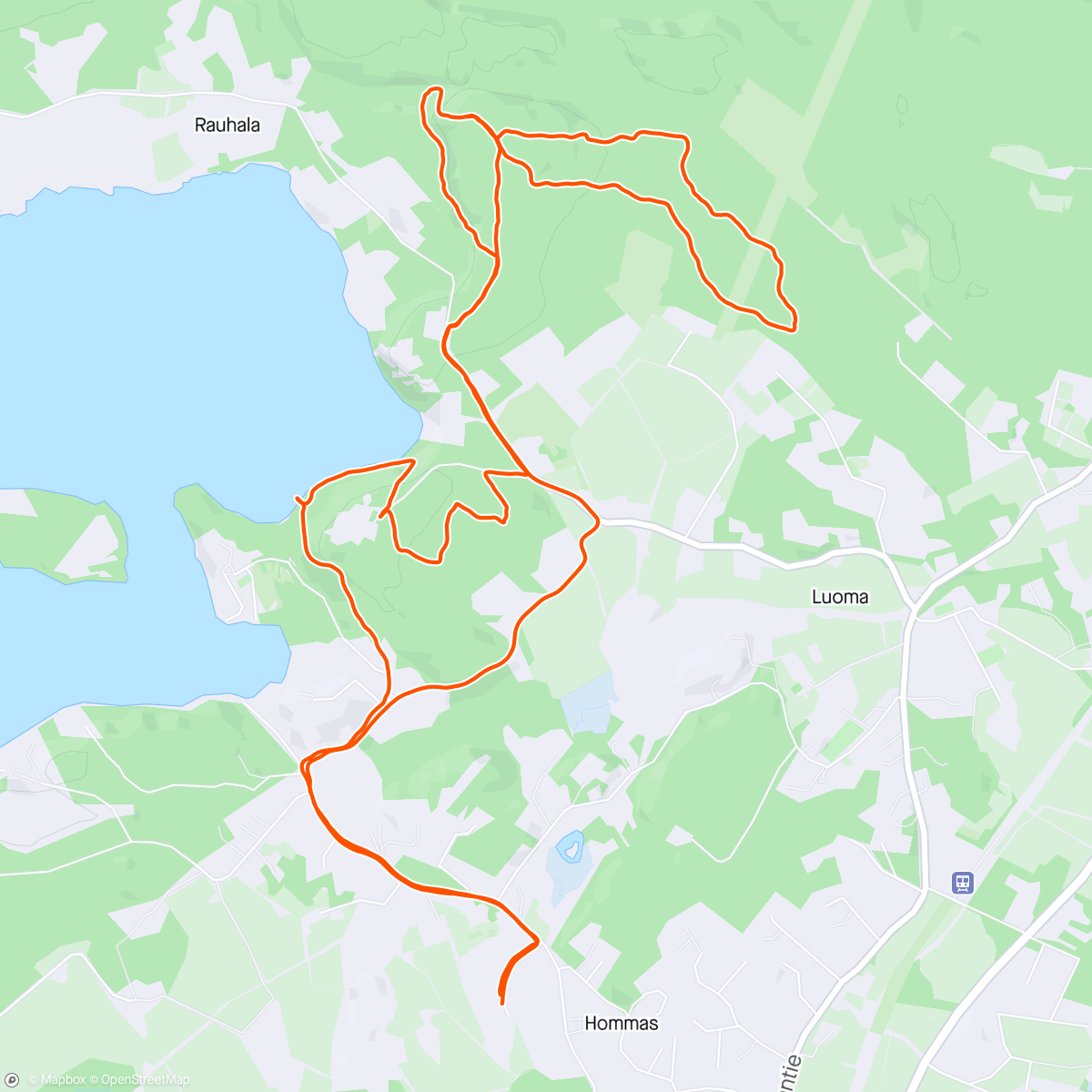 Mapa da atividade, It’s Bodom Trail (Team) race week
