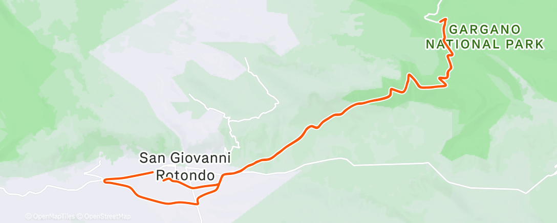 Map of the activity, Lunch Ride