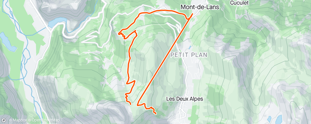 Kaart van de activiteit “Sortie VTT dans l'après-midi”