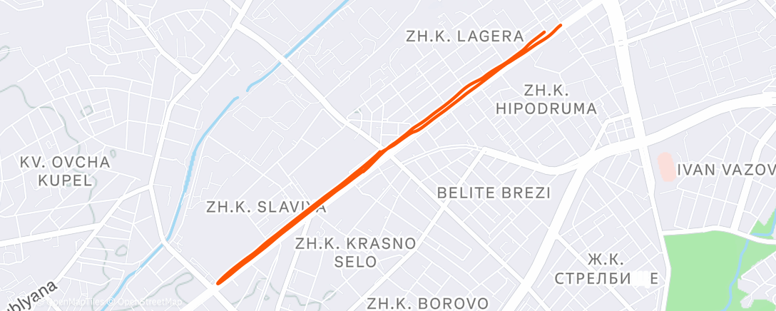 Map of the activity, Против уроки Run