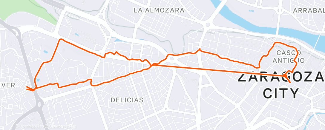 Карта физической активности (Trekking 8)