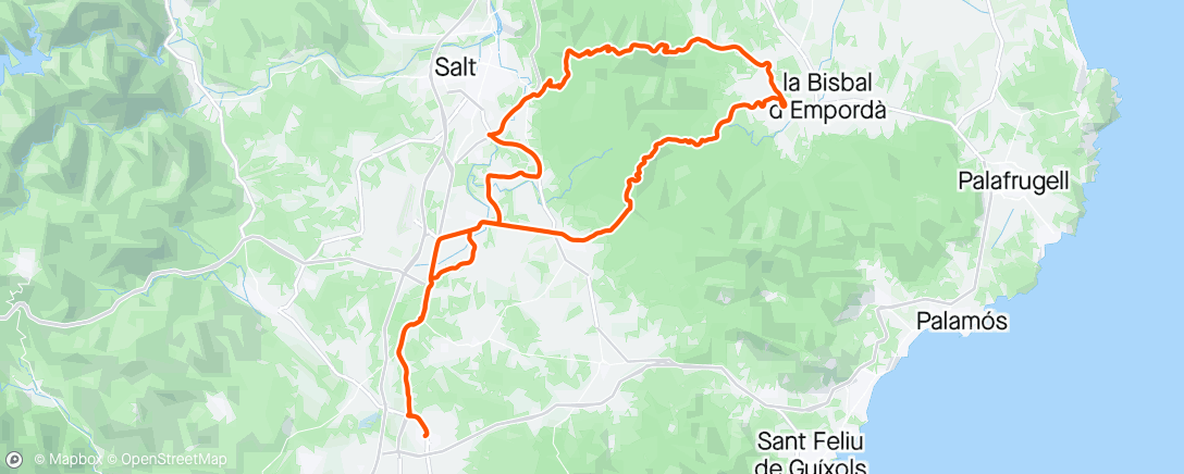 Map of the activity, Santa Pellaia i Els Ángels 🙂