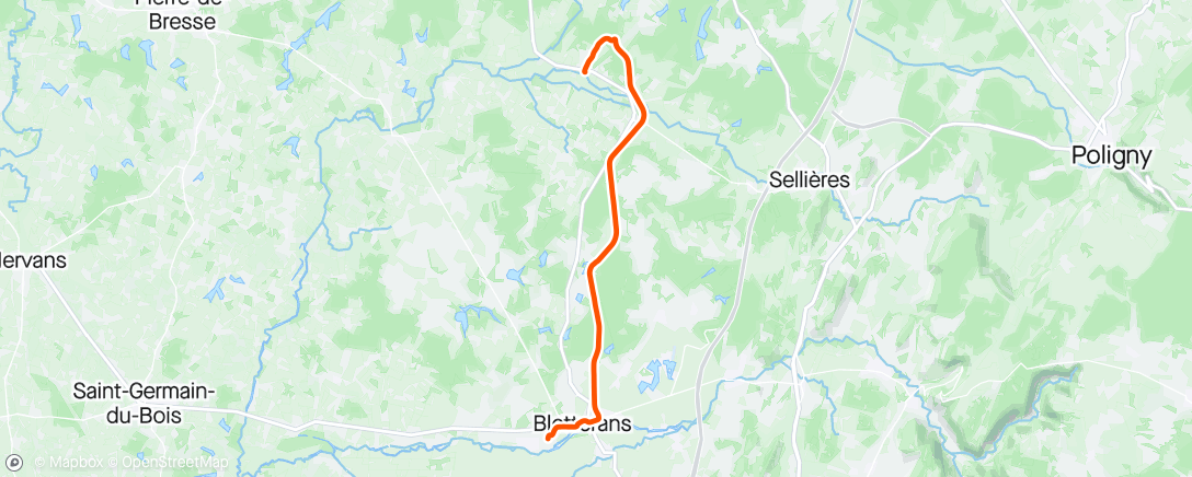 Mappa dell'attività Endurance fondamentale en vue de la reco demain de l UTMJ si y a des intéressés