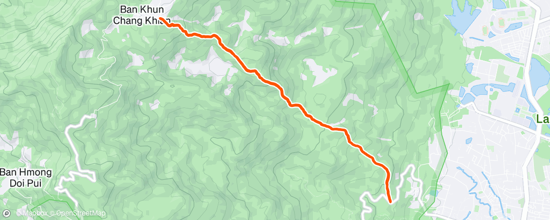 Map of the activity, Z3-4 pushed up and cruised down