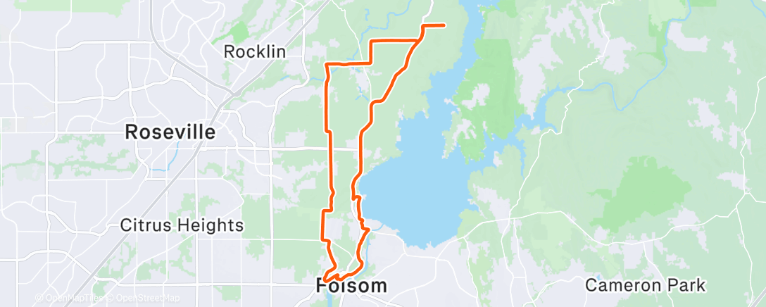 Mapa de la actividad (Active Recovery 30'-1.5 hr (V.2) - Longer)