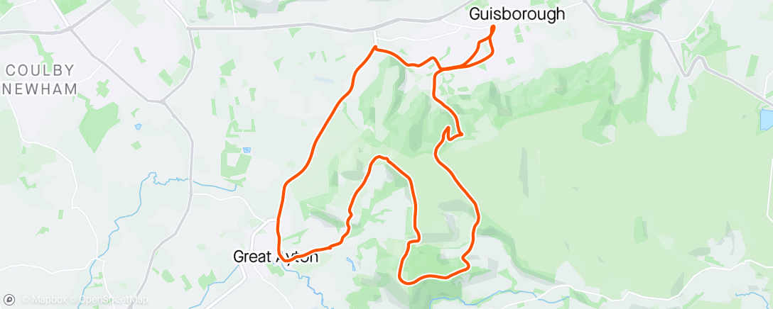 Map of the activity, Short gravel with Alfie