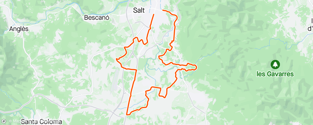 Map of the activity, On the pedals