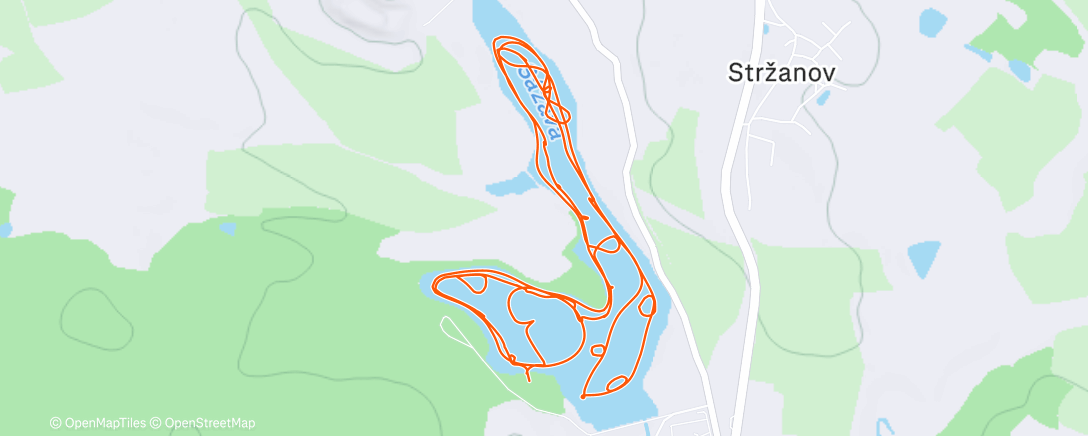 Карта физической активности (Dálkový Pilák)