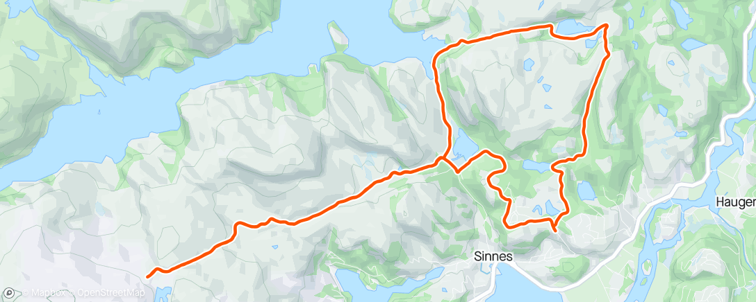 Map of the activity, Nesten til Storeknut (måtte snu pga været), Forsberg