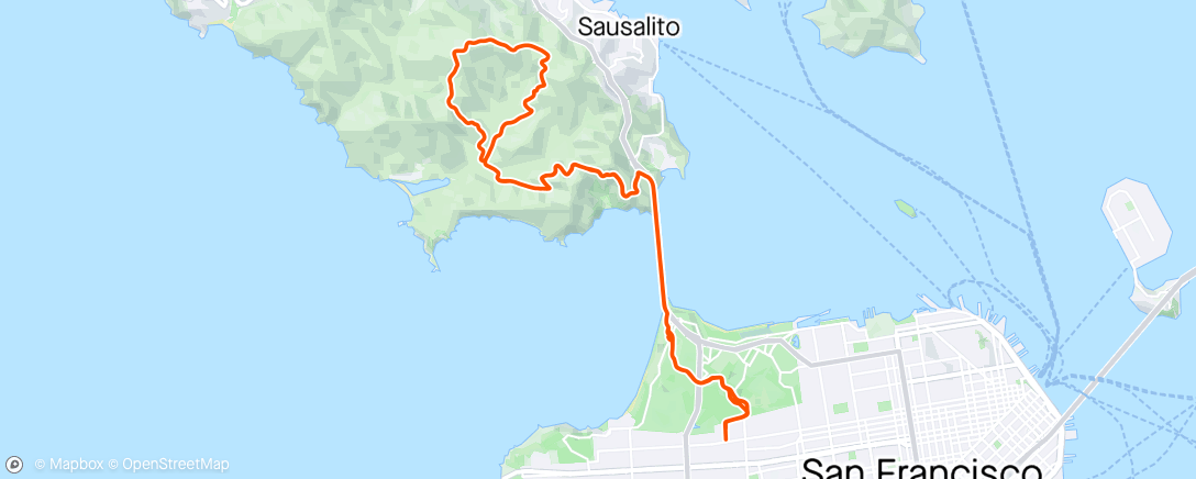 Map of the activity, Marin Spin