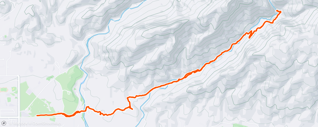 Map of the activity, Lunch Walk