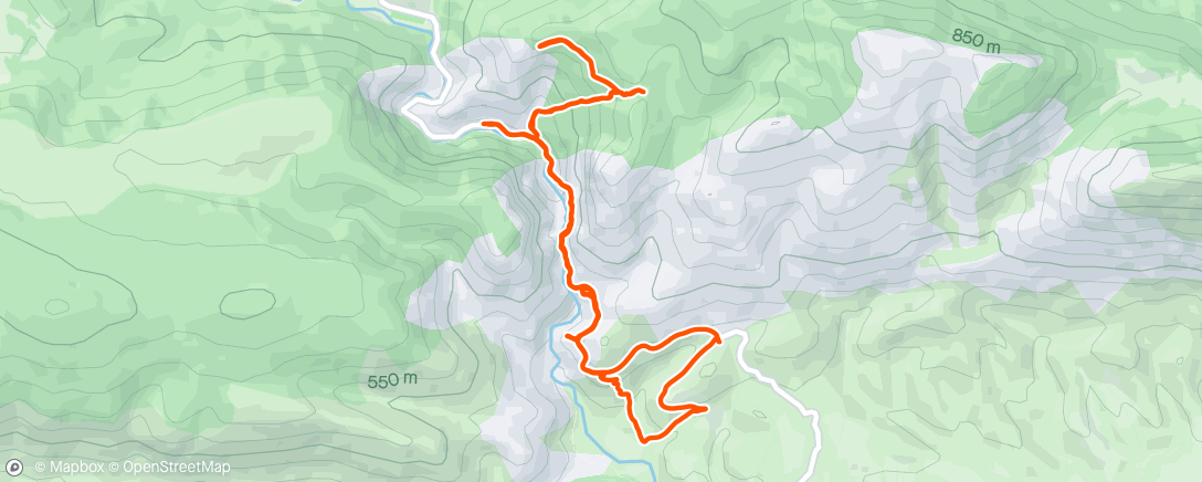 Map of the activity, Rando gorges galamus avec MDV