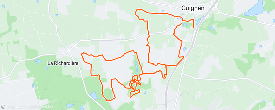 Mappa dell'attività Trail court des bons pieds 🦶