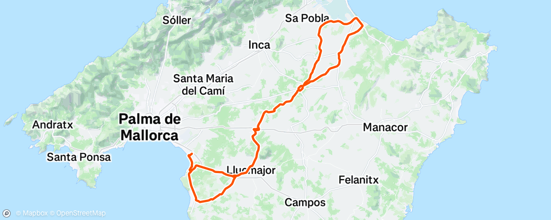 Mapa da atividade, Schöne Weihnachten von Mallorca! Hier hat es leider auch keinen Schnee.😐