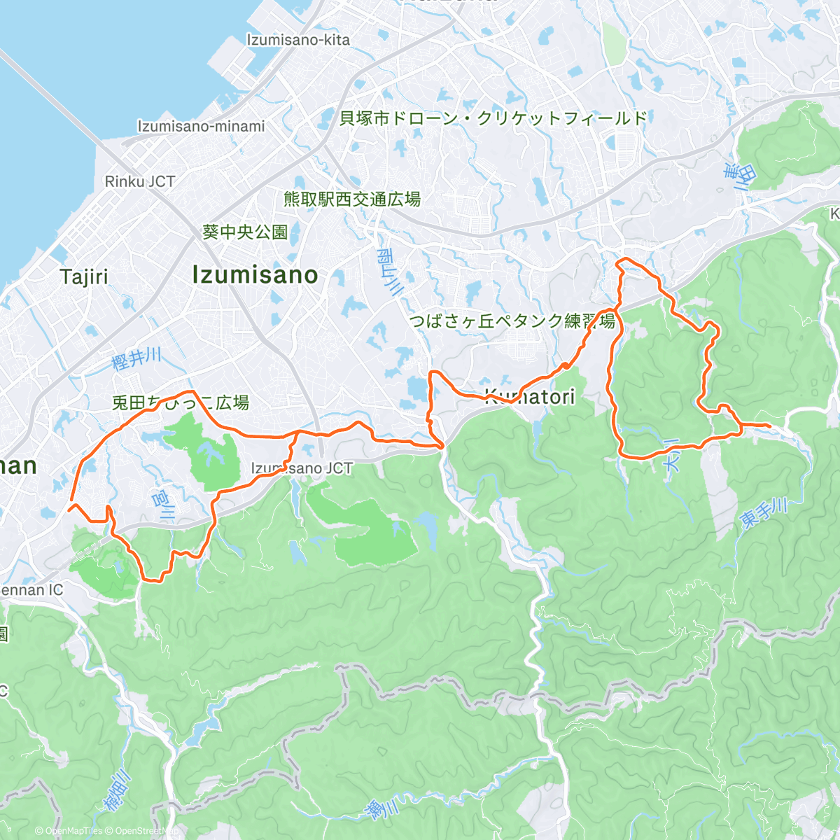 Карта физической активности (朝のライド)