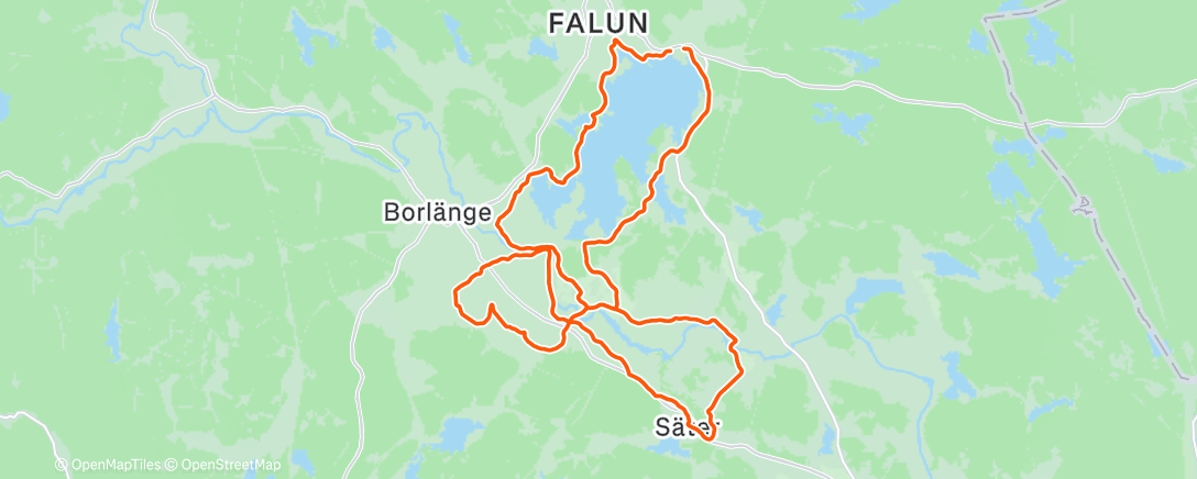 Map of the activity, Festive dag 3