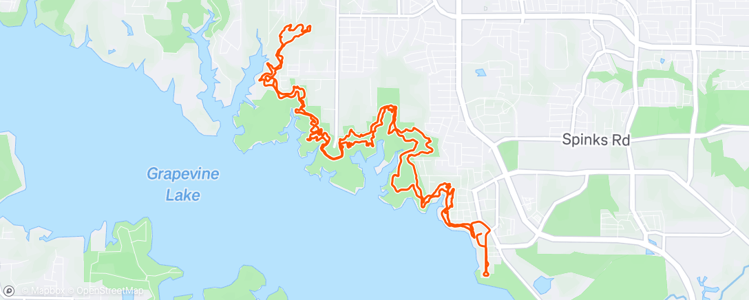 Карта физической активности (Cycling)