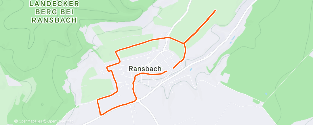 Map of the activity, Kampf mit dem Ostwind an Heiligabend 💨