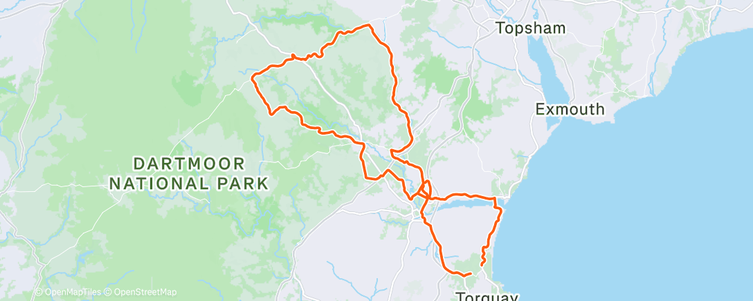Map of the activity, Morning Ride