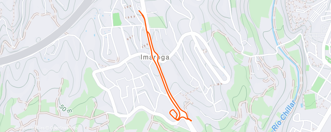 Mapa de la actividad (To gym and back)