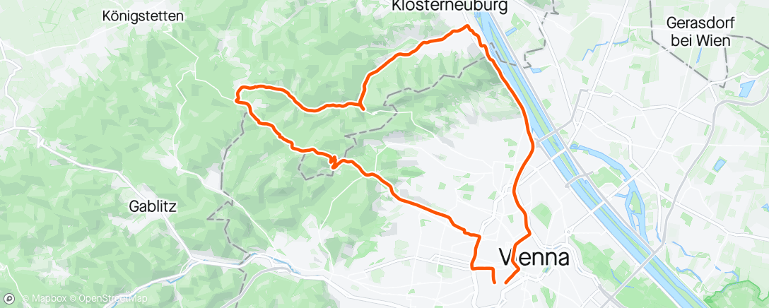 Map of the activity, scenic