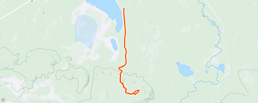 Map of the activity, Pike Mountain
