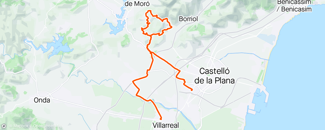 「Bicicleta por la tarde」活動的地圖