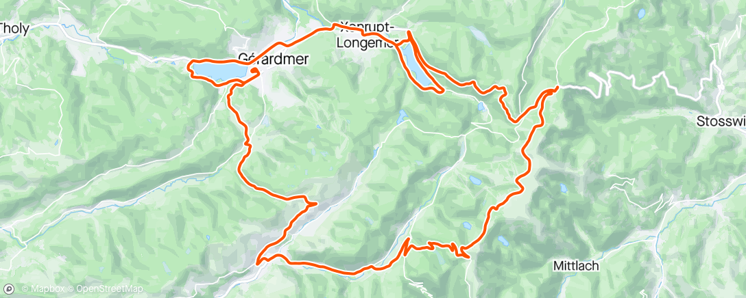 Map of the activity, Bye bye Gerardmer, next Time