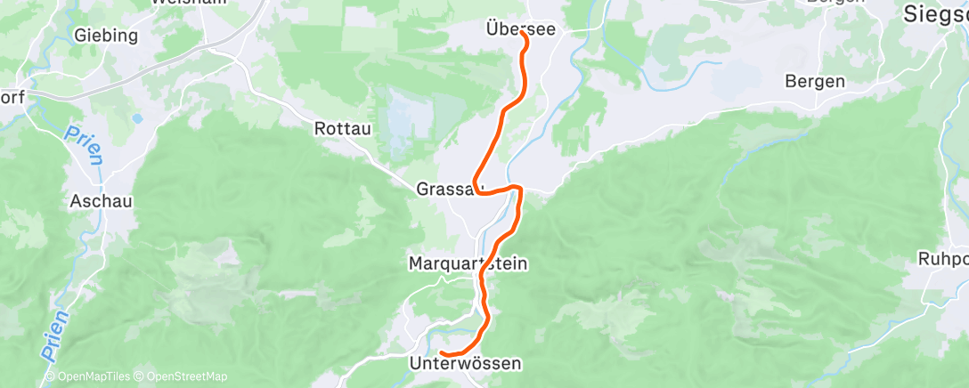 Mapa de la actividad (Fahrt am Nachmittag)