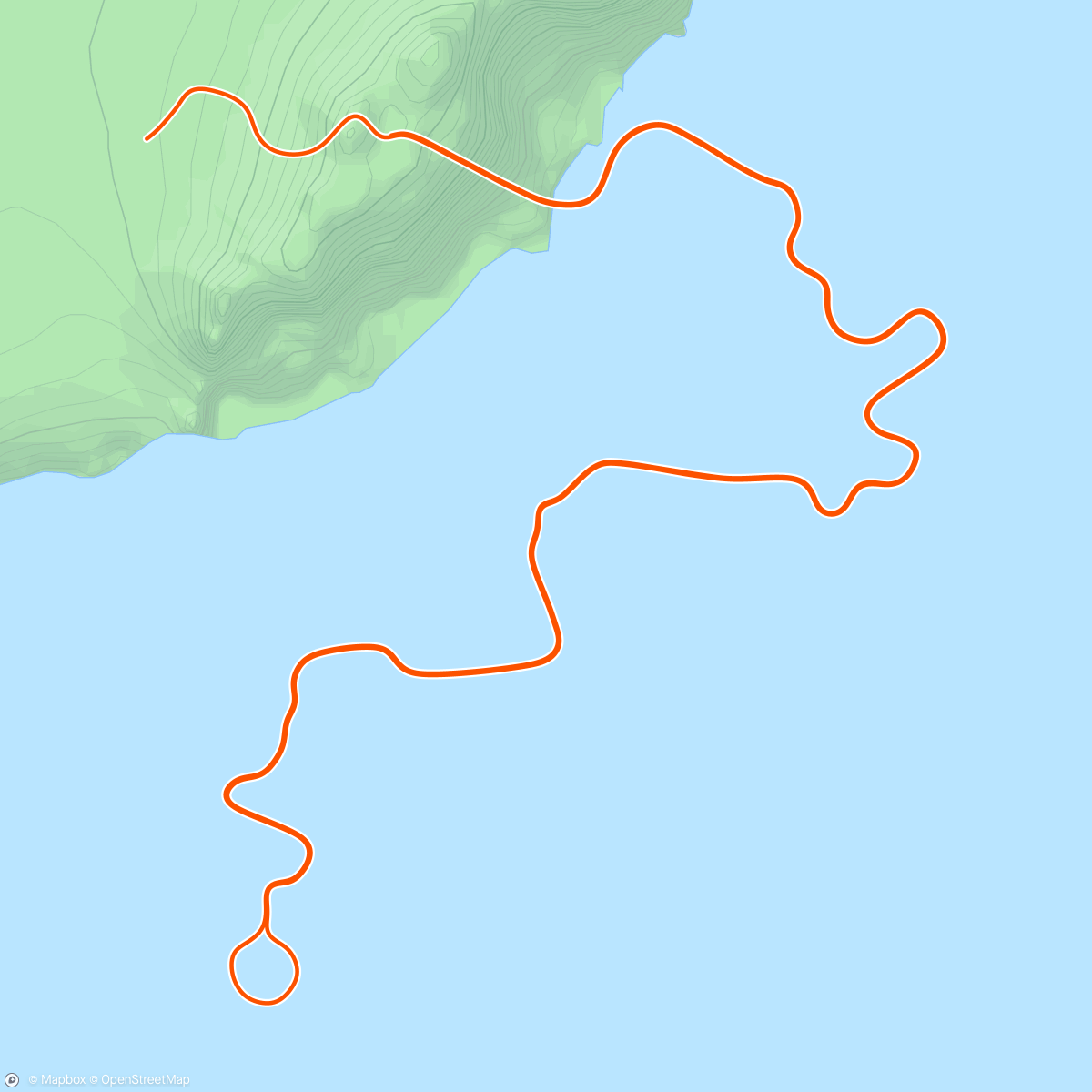 Map of the activity, Zwift - Tempus Fugit in Watopia