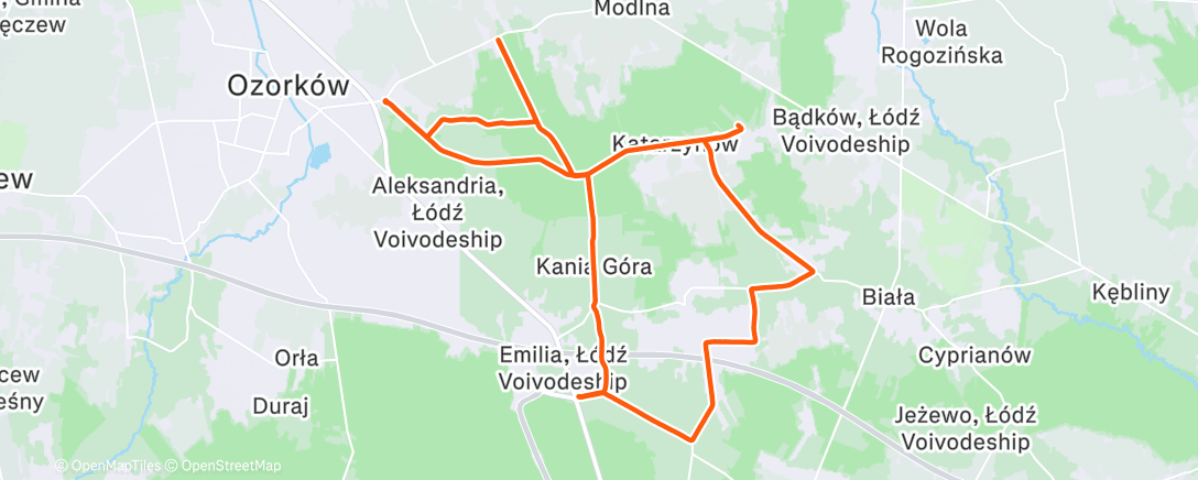 Map of the activity, Long po świeżej brei śnieżnej